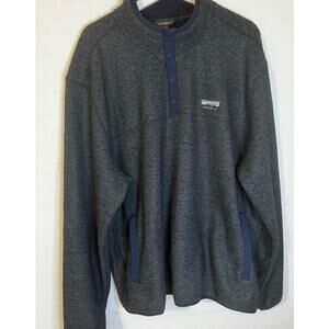 Eddie‎ Bauer Men's Pull-Over Sweater Dark Gray Size XXL